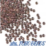 Zdjęcie - Koraliki TOHO Round 11/0 Inside-Color Crystal/Rose Gold Lined